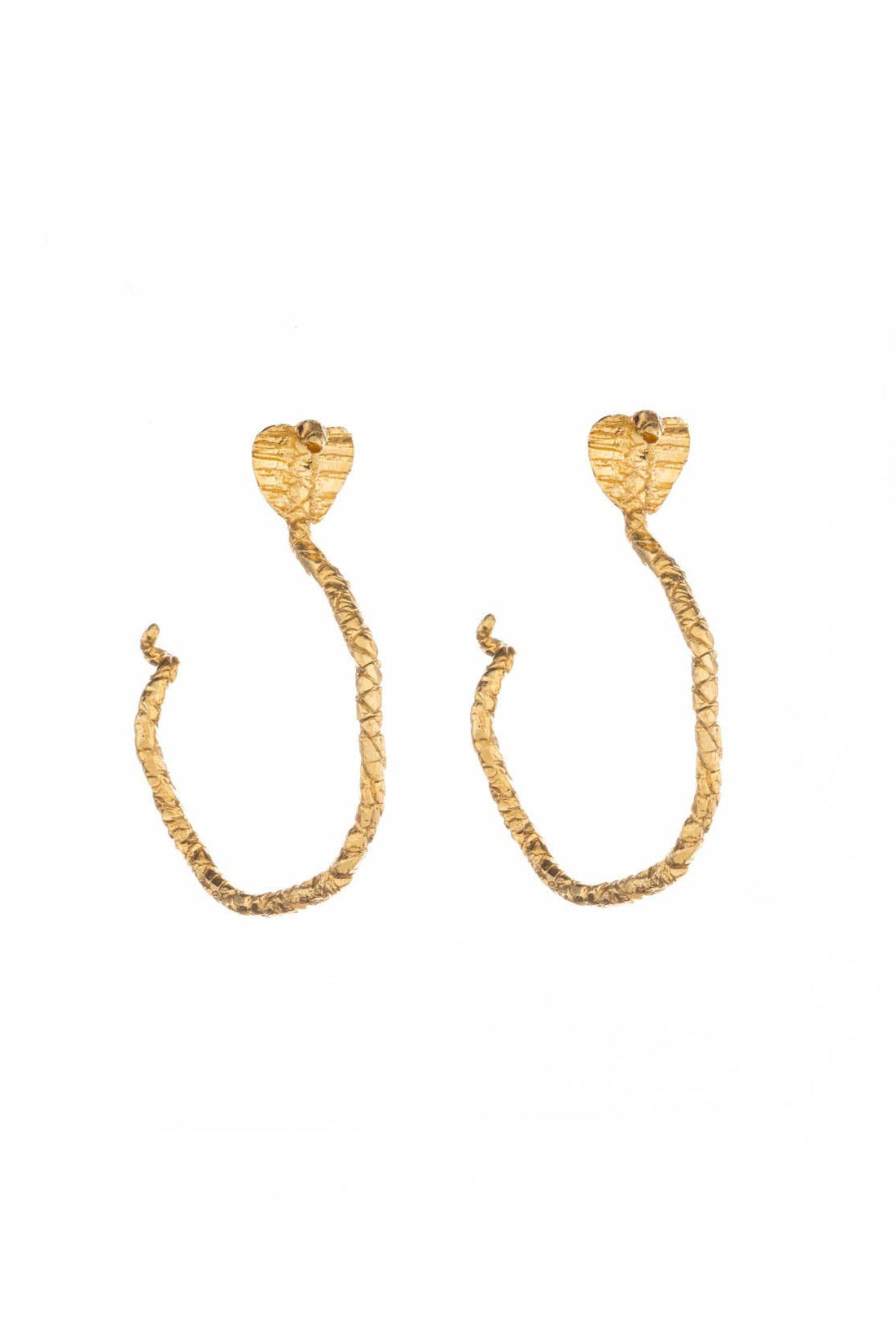 Snake Hoop Earrings