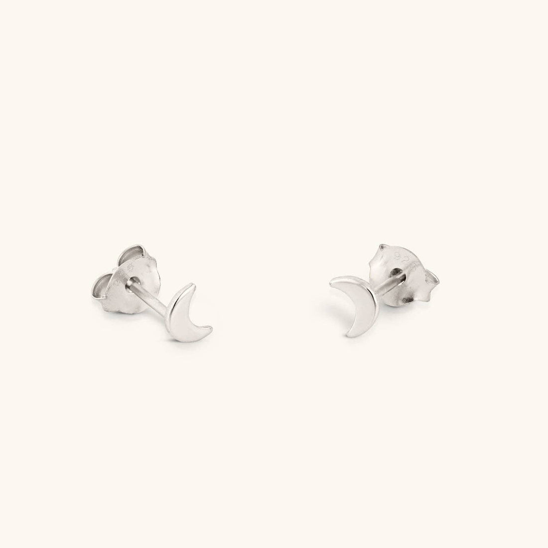 Silver Moon Studs