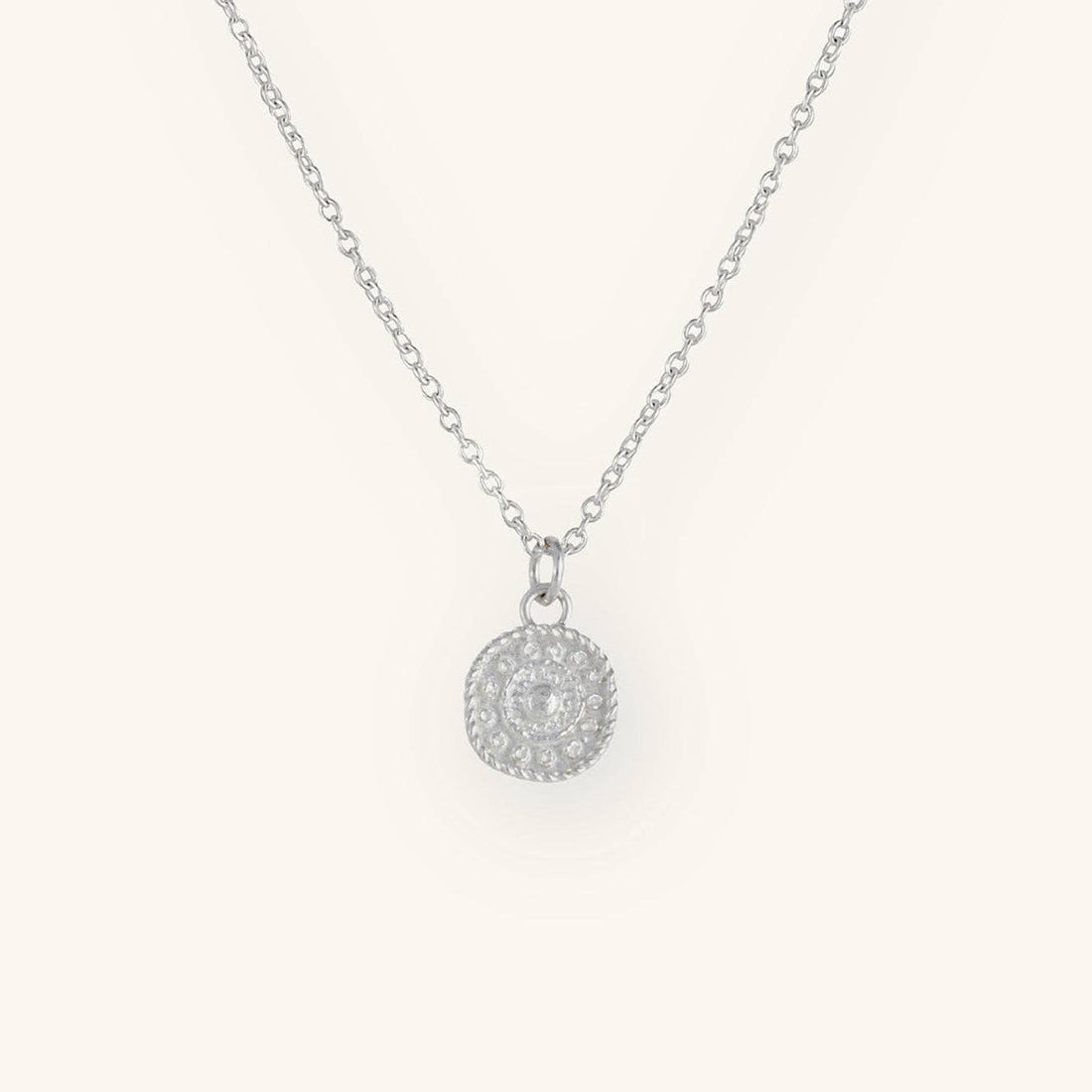 Silver Coin Necklace