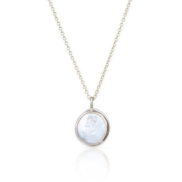 9ct Yellow Gold Pearl Pendant Necklace