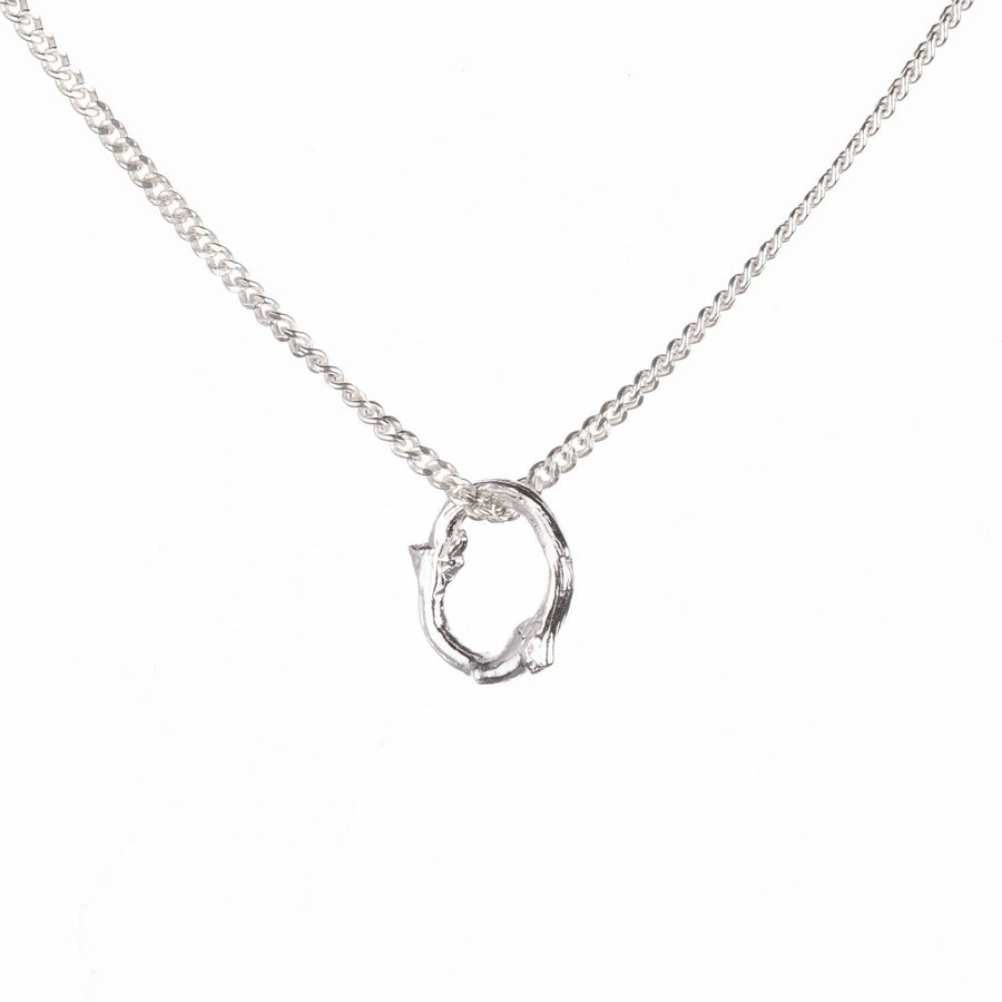 Mini Circle Twig Necklace