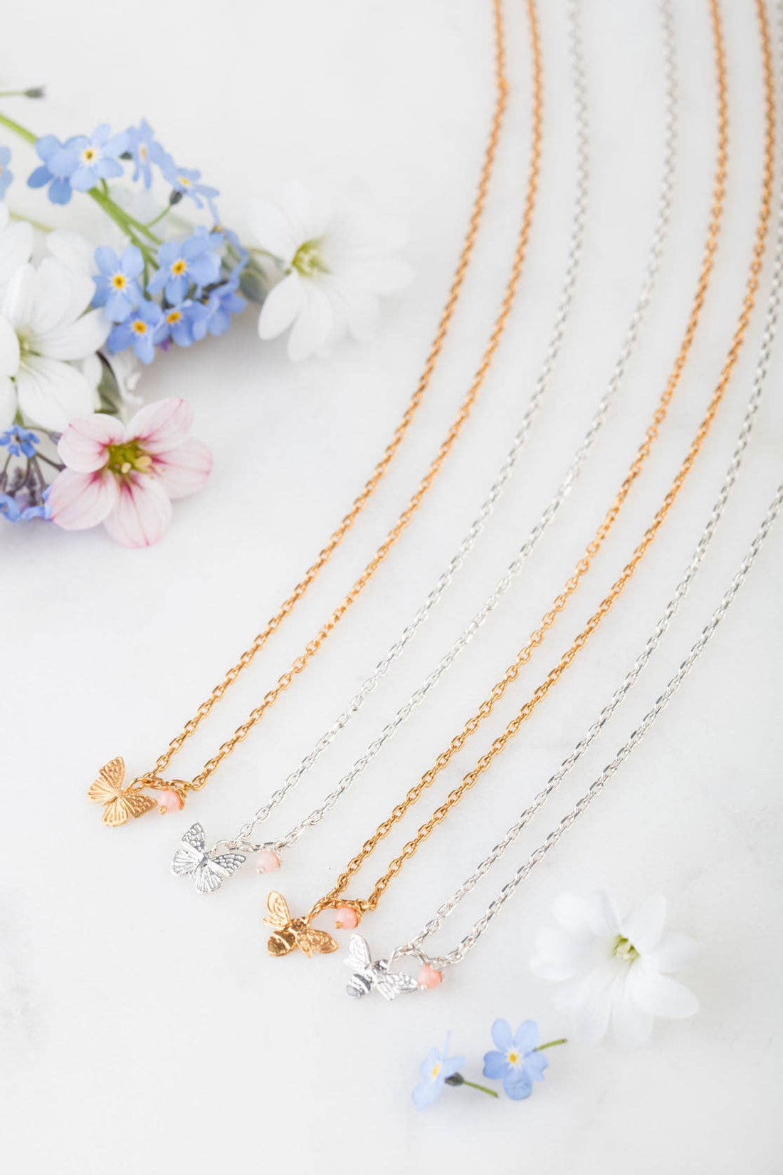 Mini bee necklace