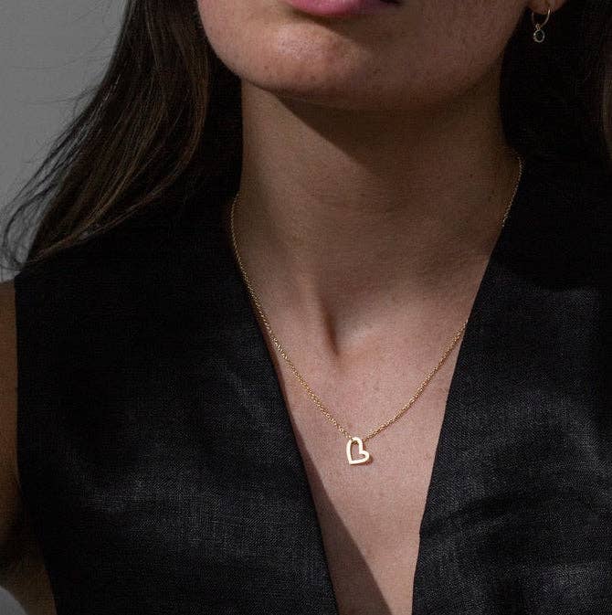 Gold Cupid Necklace
