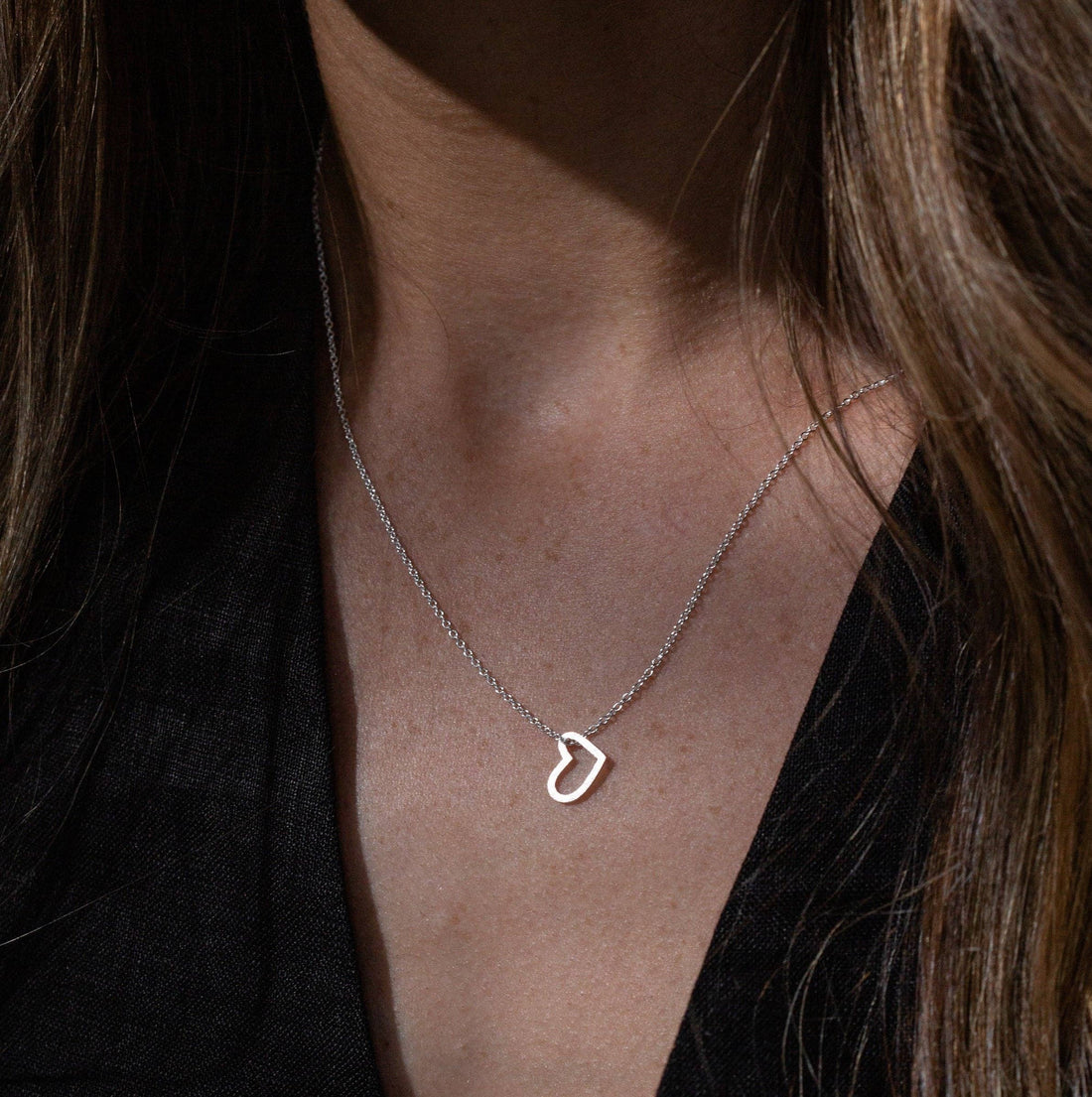 Silver Cupid Necklace