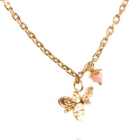 Mini bee necklace