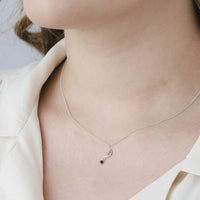 Moon Pendant With Bead