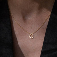 Gold Cupid Necklace