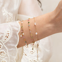 Jardin no. 3-Multicoloured Tourmaline Bracelet