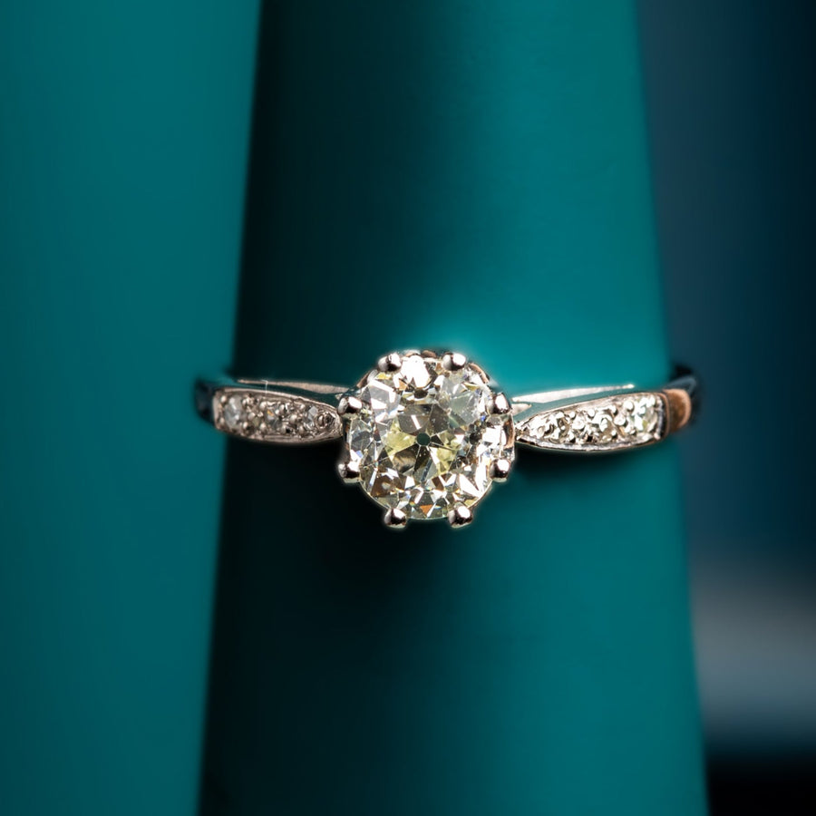 Antique Diamond Solitaire Ring