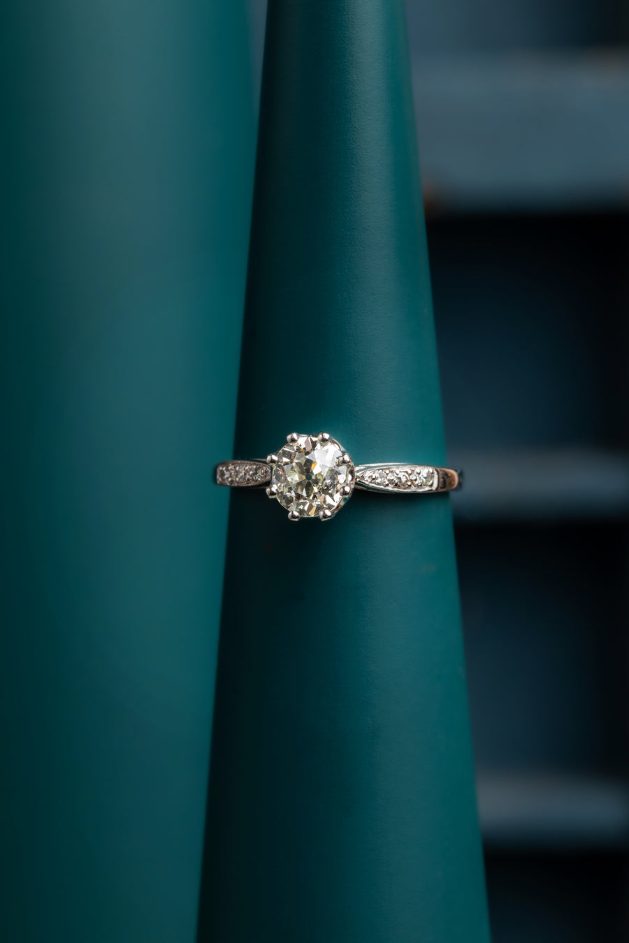 Antique Diamond Solitaire Ring