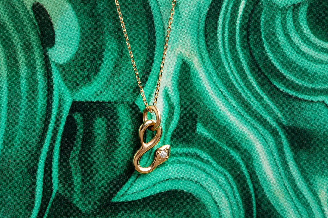 Alauna Baby Snake Necklace