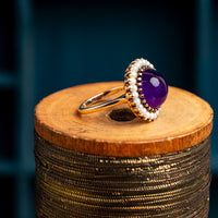 Cabochon Amethyst Ring