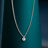 Drilled Diamond necklace