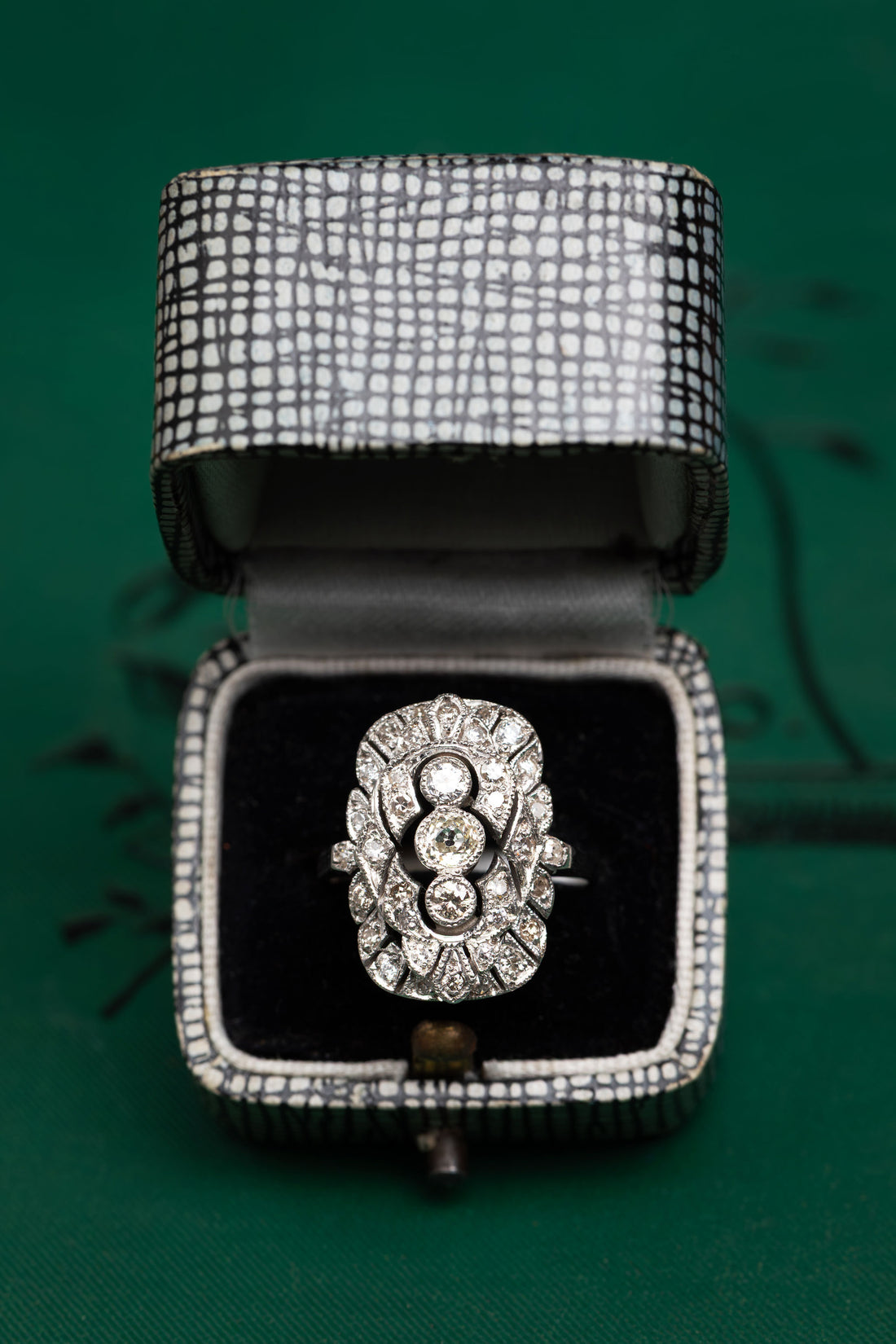 Art Deco Diamond Cocktail Ring