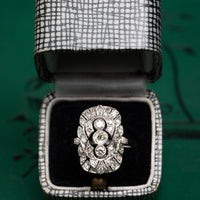 Art Deco Diamond Cocktail Ring