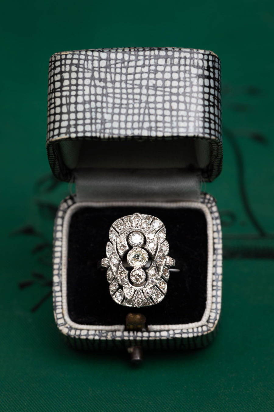 Art Deco Diamond Cocktail Ring