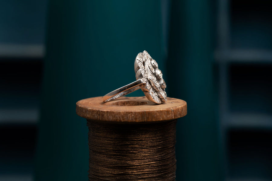 Art Deco Diamond Cocktail Ring