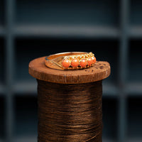 Coral Antique Ring