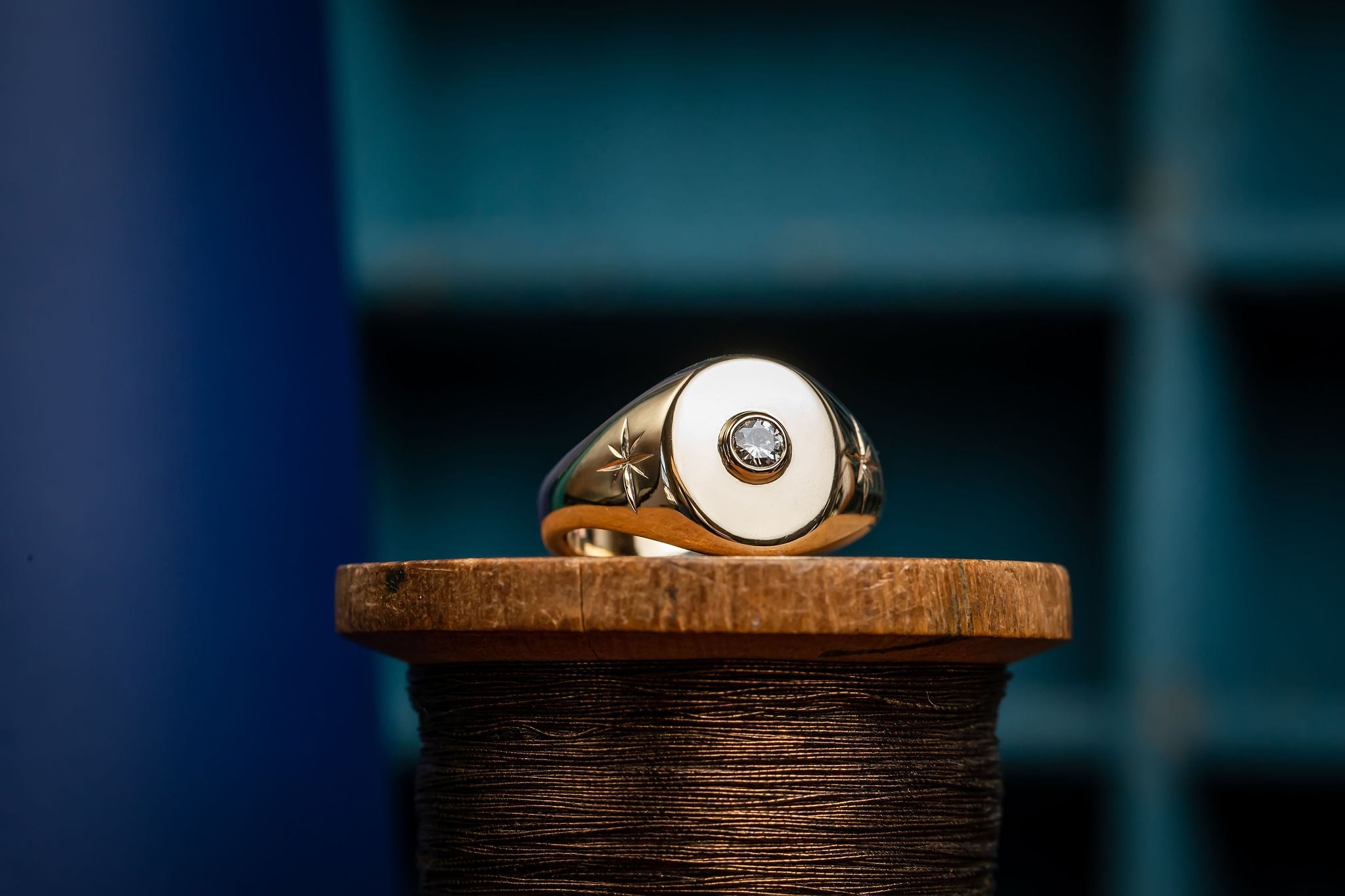 Alauna Jewelled Signet Rings – Camilla Jones Jewellers Alcester
