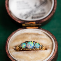 Victorian opal ring