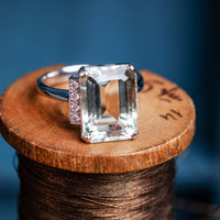 Green Amethyst Cocktail Ring