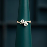 18ct and Platinum Toi et Moi Diamond ring