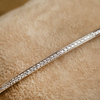18ct White Gold Approx 1.00ct Diamond Bangle