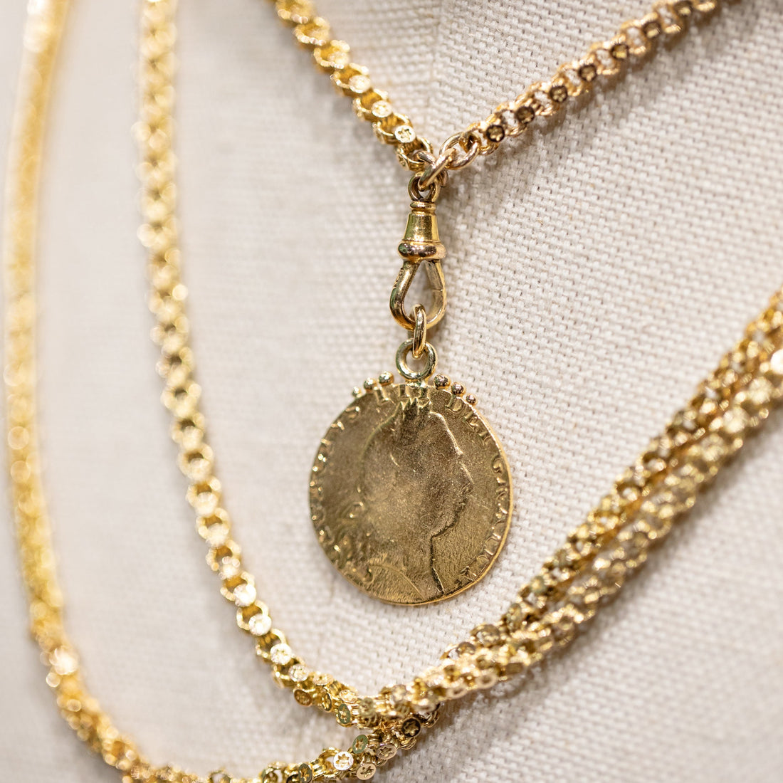 15ct Yellow Gold Guard Chain