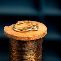 Temple III cinnamon diamond ring