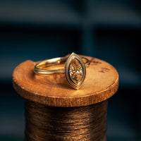 Champagne Diamond Ring