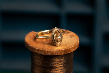 Champagne Diamond Ring