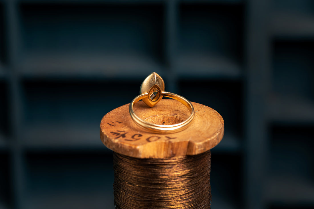 Champagne Diamond Ring