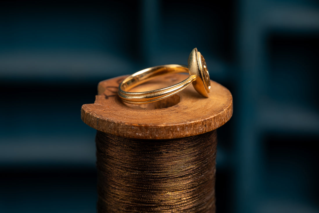 Chamoagne Diamond Ring