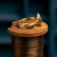 Chamoagne Diamond Ring