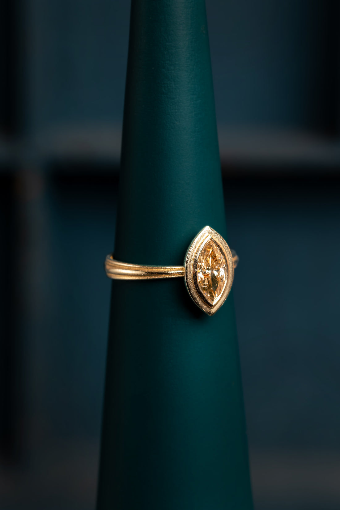 Champagne Diamond Ring