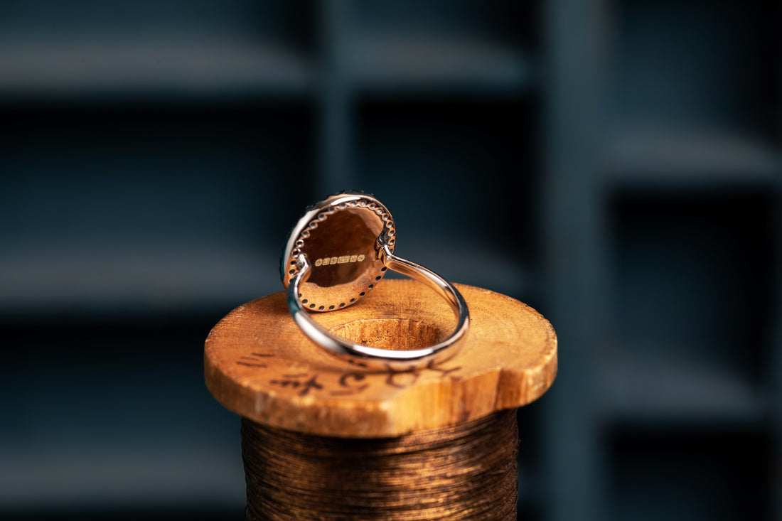 Opal and Sapphire Ring