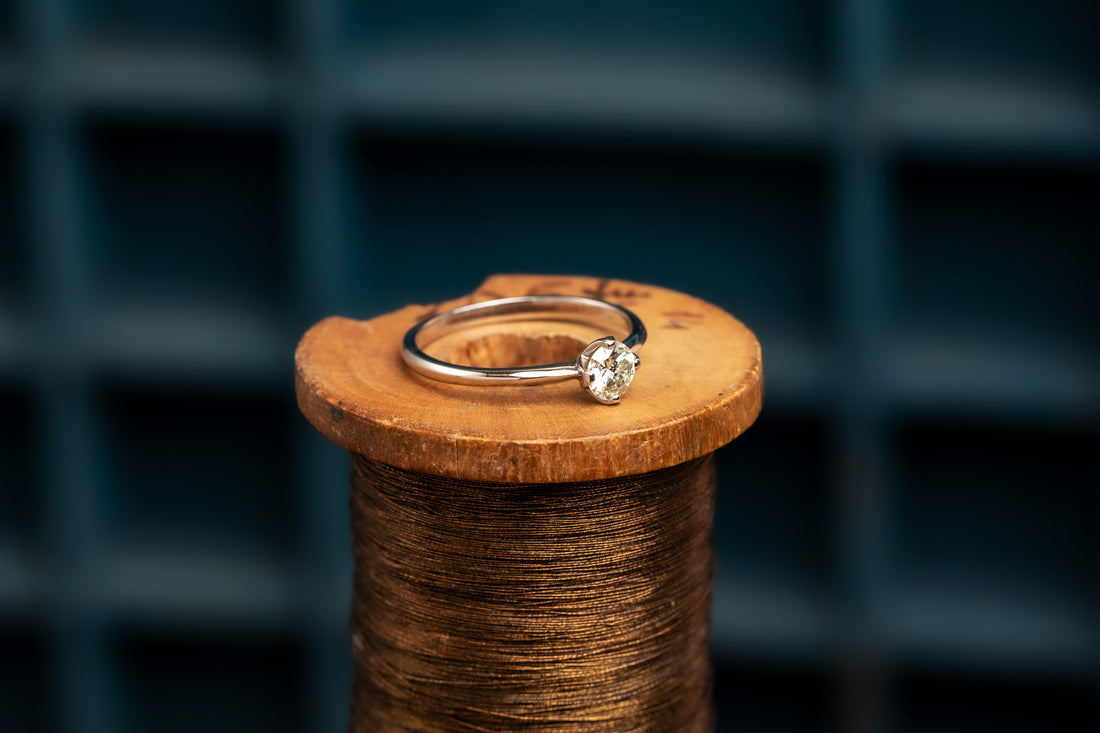 Platinum 0.35ct Diamond Ring