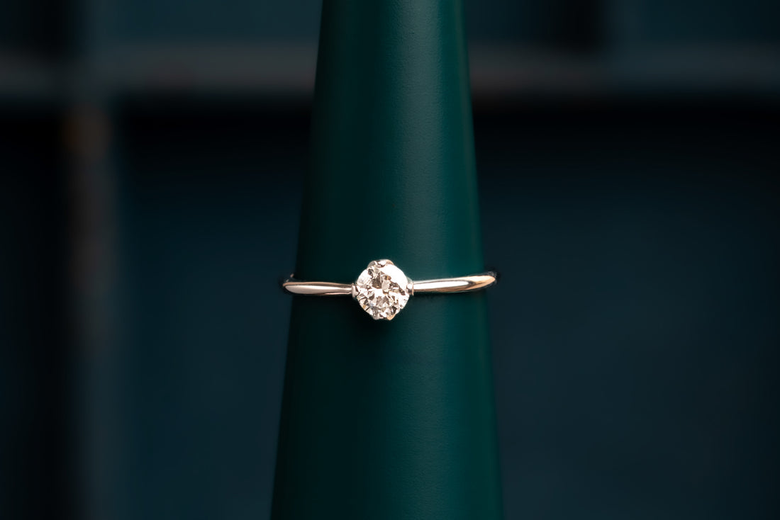 Platinum 0.35ct Diamond Ring