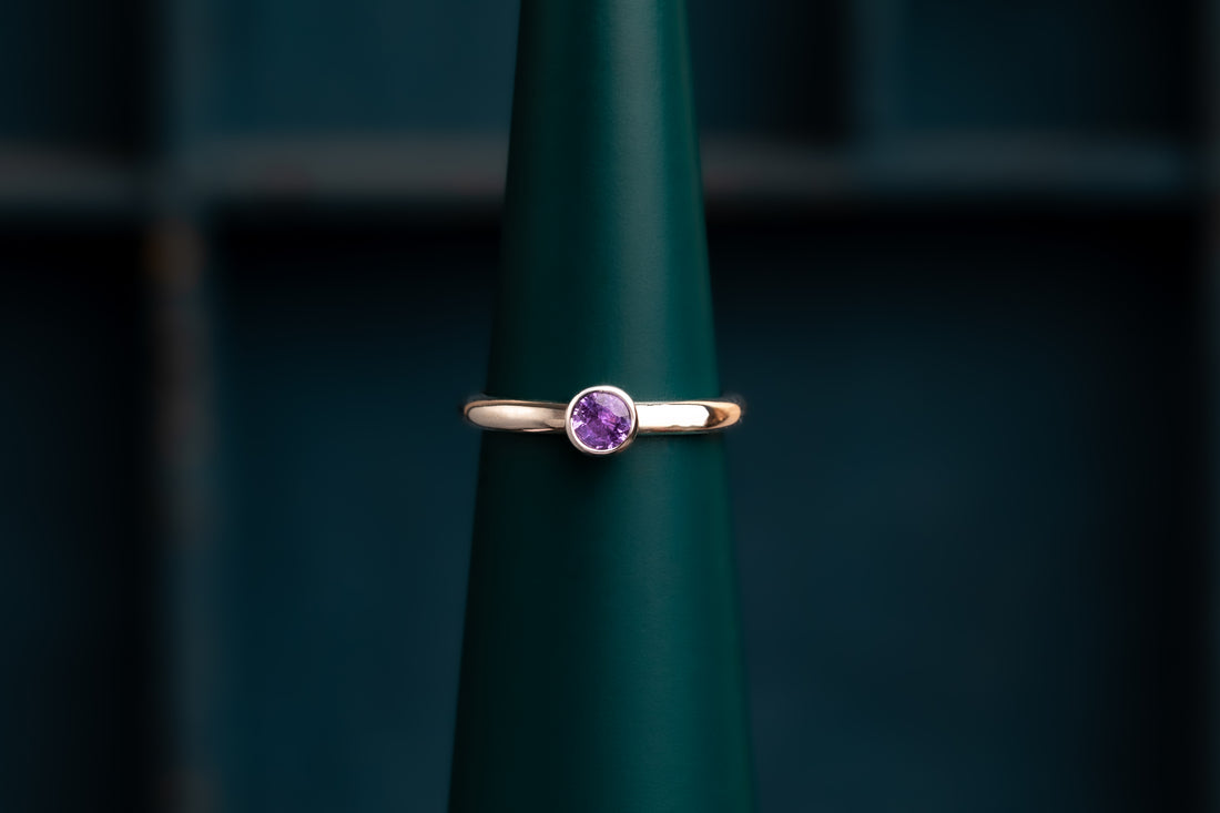 White Gold Alauna Stacking Ring