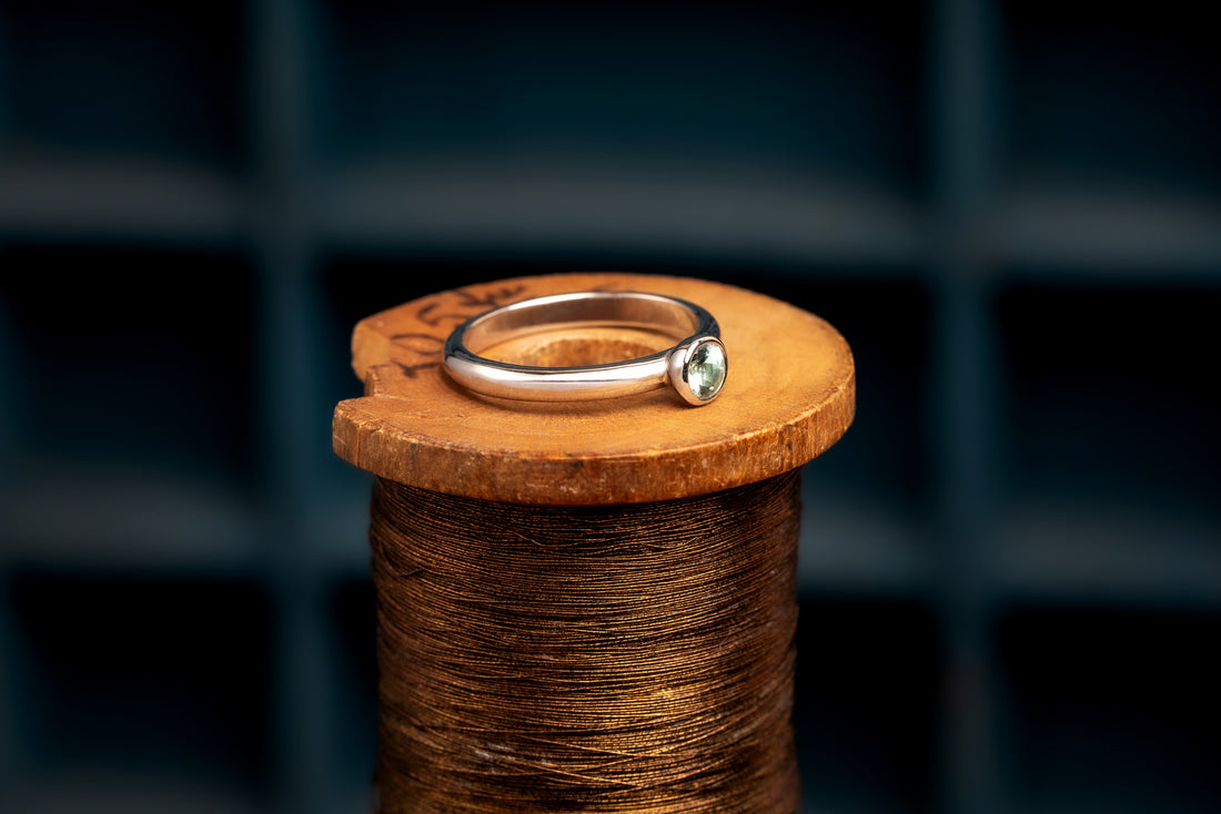 White Gold Alauna Stacking Ring