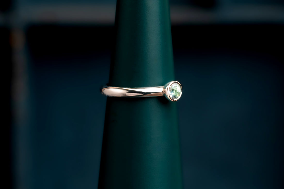 White Gold Alauna Stacking Ring