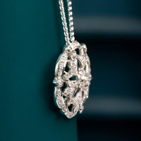 18ct White Gold Brooch Conversion Pendant