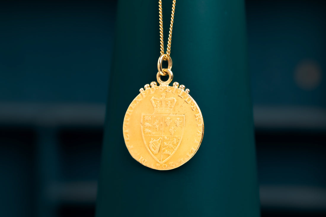 22ct 1793 Gold Guinea Coin with 18ct Bail