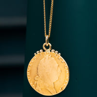 22ct 1793 Gold Guinea Coin with 18ct Bail