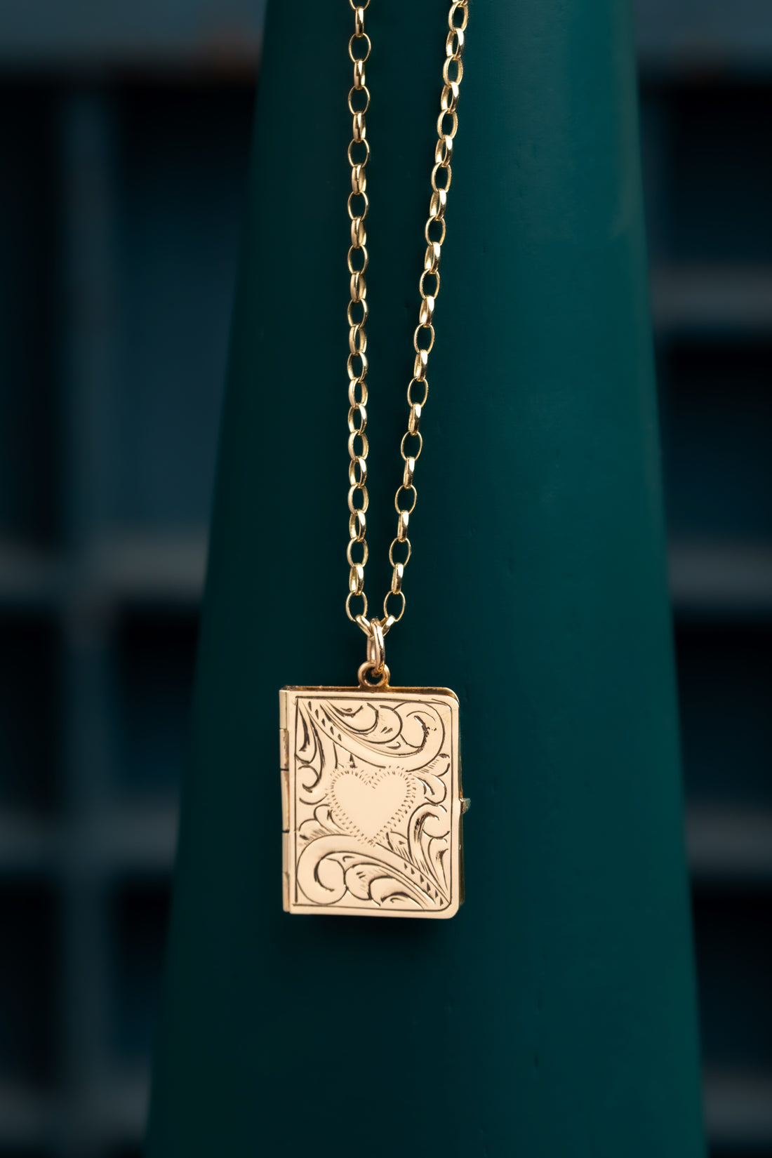 9ct Yellow Gold Book Locket