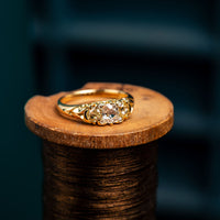 Victorian Yellow Diamond Ring