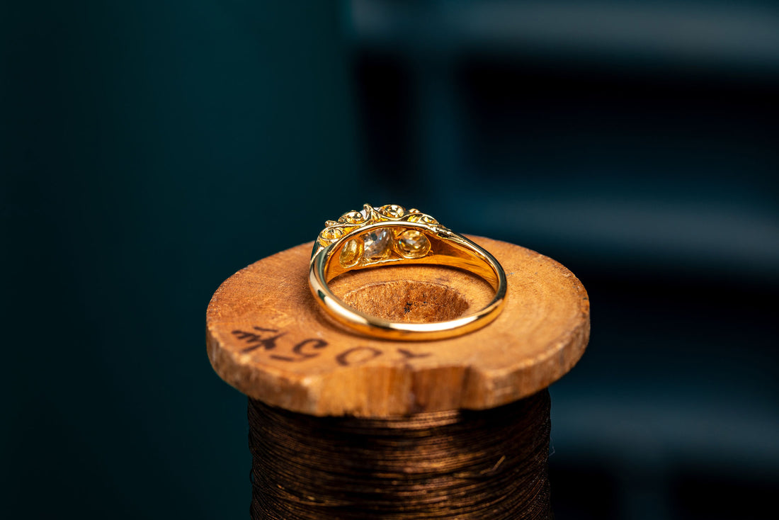 Victorian Yellow Diamond Ring