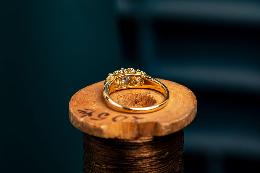 Victorian Yellow Diamond Ring