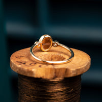 9ct Garnet and Diamond Ring