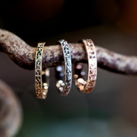 Orange Blossom Engraved  Rings